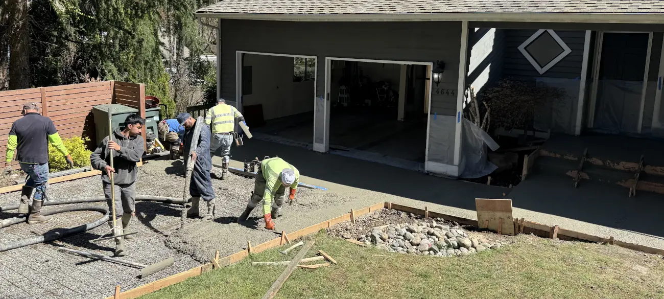 New Concrete Driveway Pour New Concrete Driveway Pour